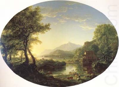 Thomas Cole The Old Mill at Sunset (mk13) china oil painting image